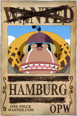 Affiche WANTED neutralisée de Hamburg