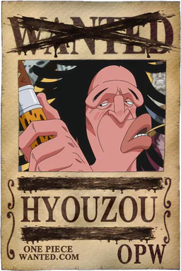 Affiche WANTED neutralisée de Hyouzou