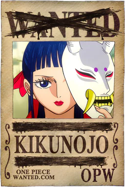 Affiche WANTED neutralisée de Kikunojo