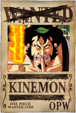 Affiche WANTED neutralisée de Kinemon