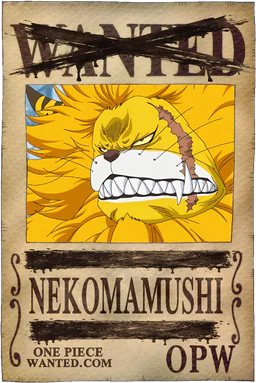 Affiche WANTED neutralisée de Nekomamushi