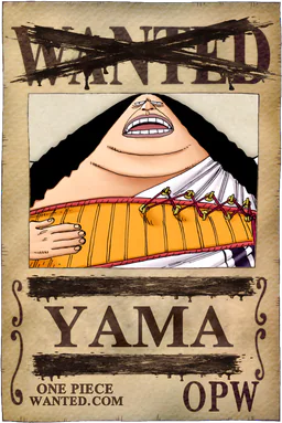 Affiche WANTED neutralisée de Yama