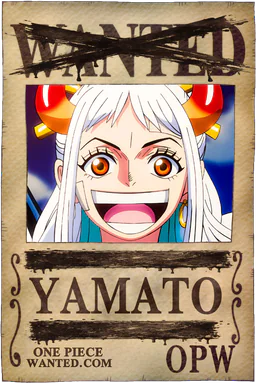 Affiche WANTED neutralisée de Yamato