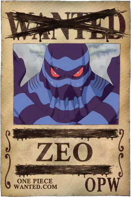 Affiche WANTED neutralisée de Zeo